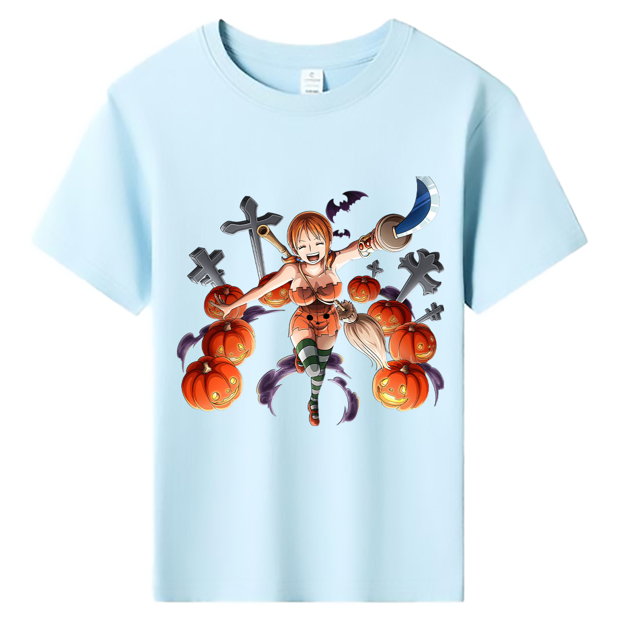 ワンピース ナミ ONE PIECE Nami 綿100％キッズTシャツ（フロントプリント）